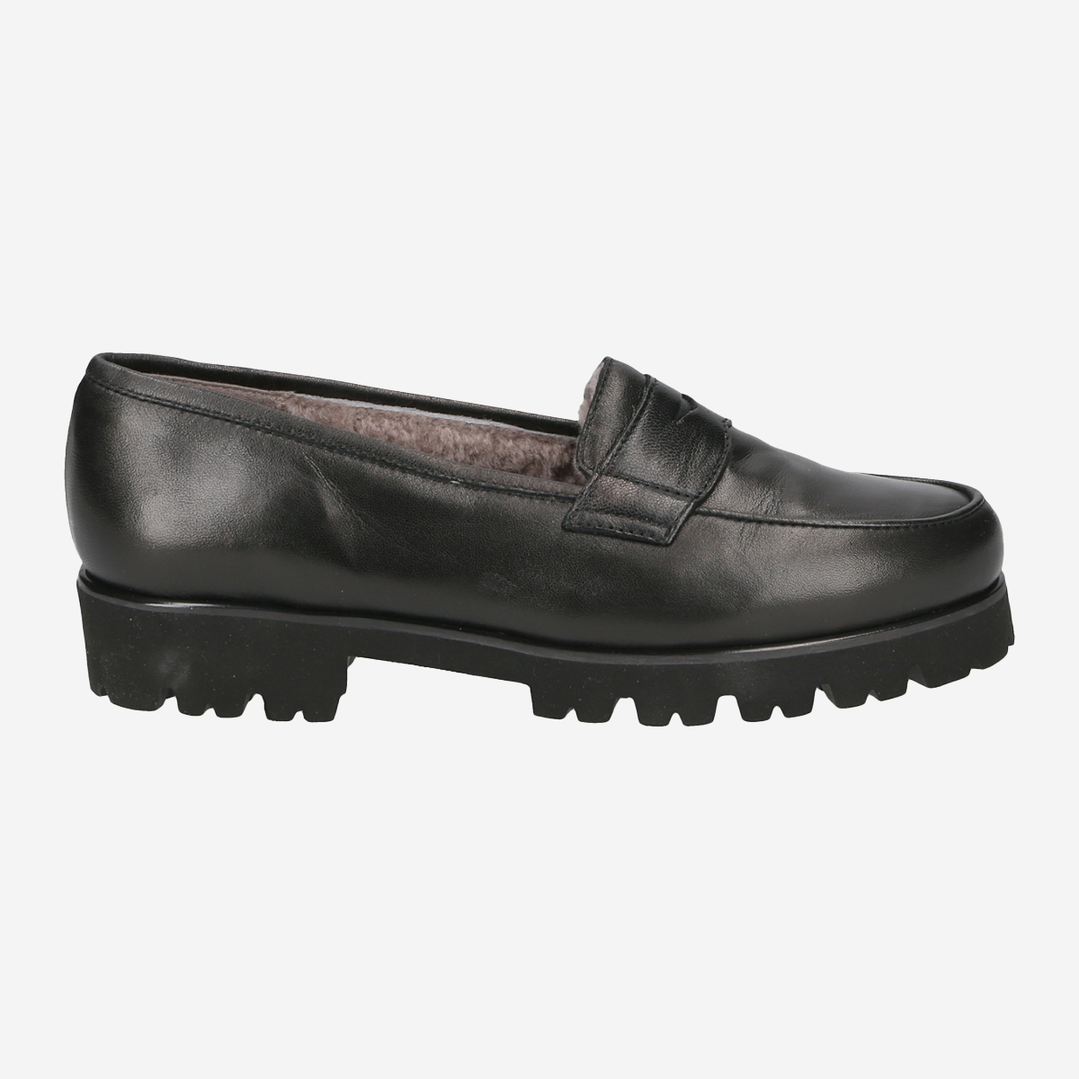 Pas de Rouge by Gritti N301 Martha, Warmfutter, Slipper & Mokassin in Schwarz für Damen, Größe 36,5