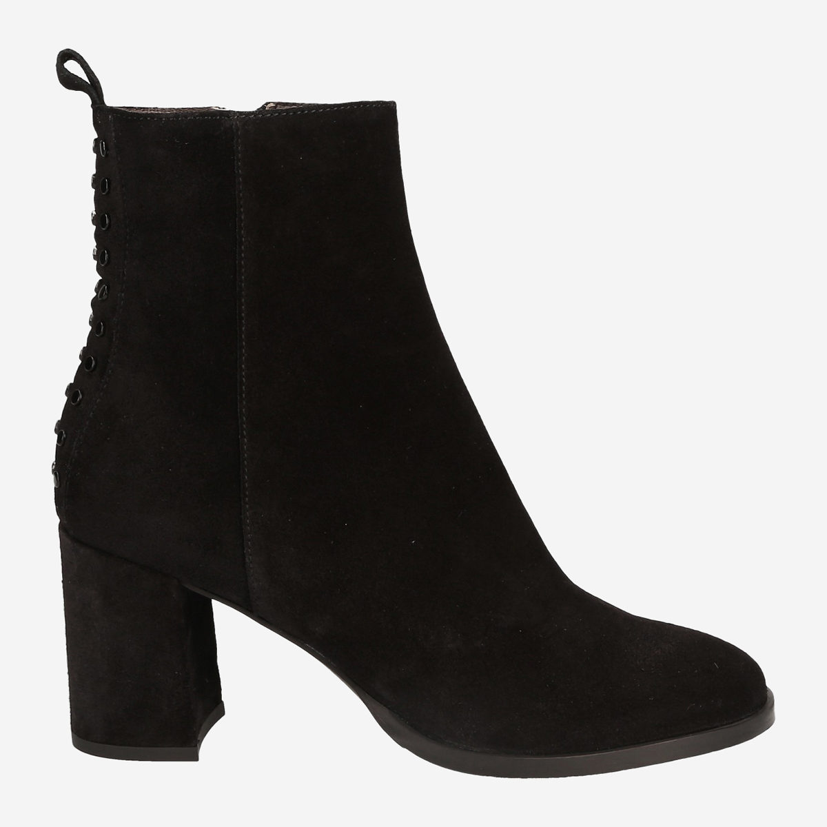 Perlato 10816, Stiefeletten in Schwarz für Damen, Größe 41