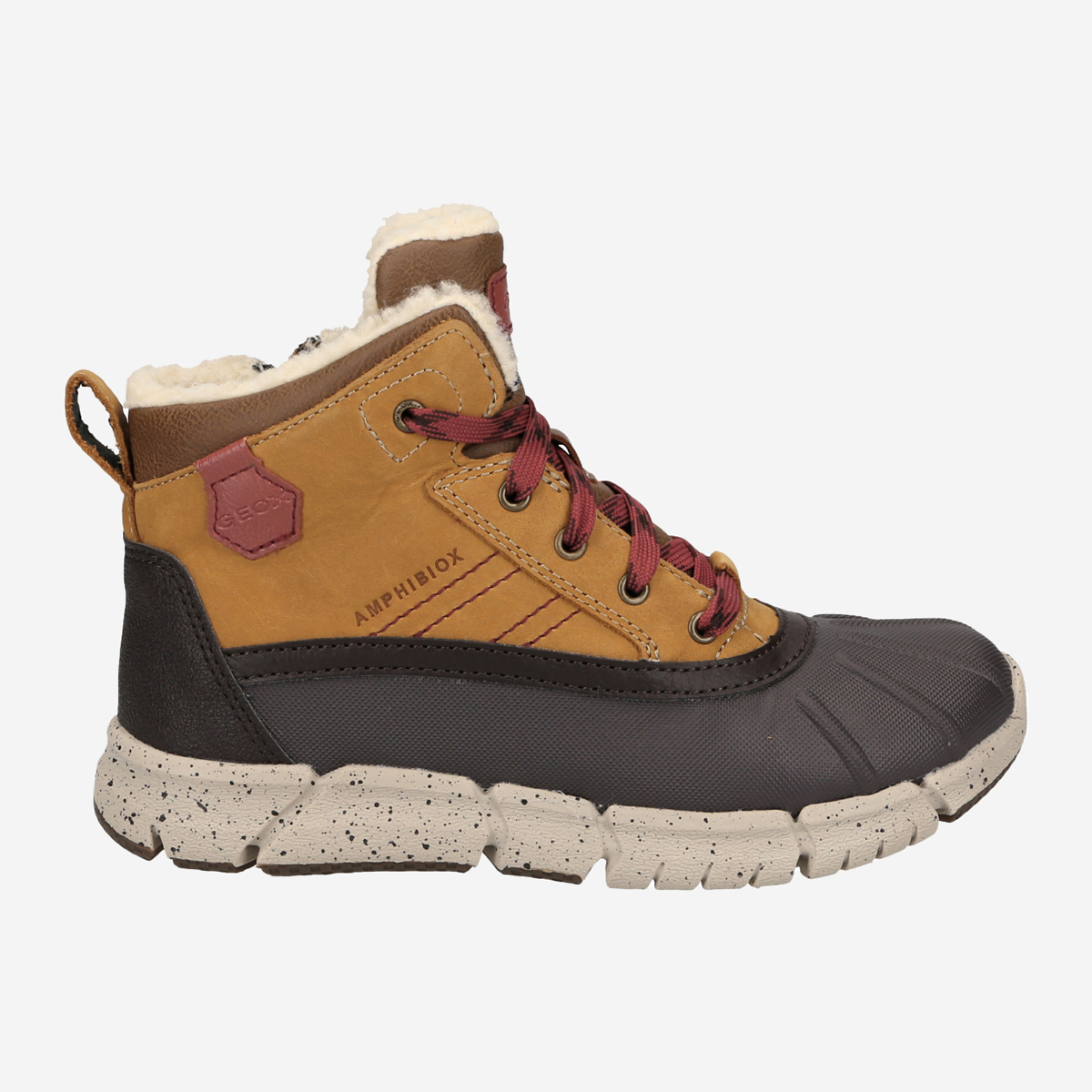 GEOX FLEXYPER, Warmfutter in Braun kombiniert für Kinder, Größe 30