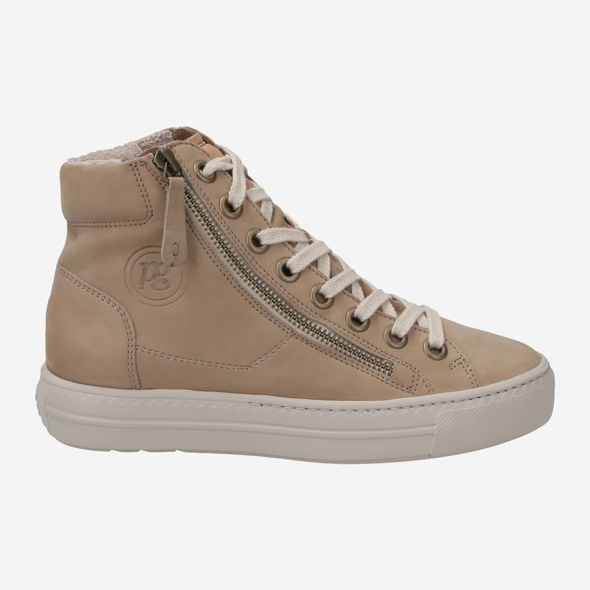 Paul Green 4024-079, Sneaker in Beige für Damen, Größe 38,5