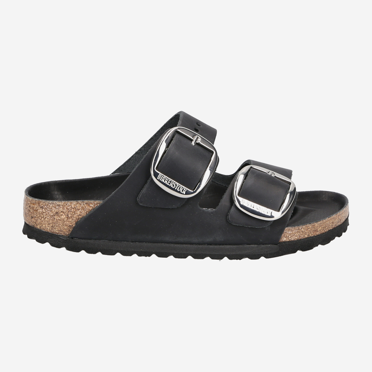 Birkenstock 1011075 Arizona Big Buckle, Sandaletten in Schwarz für Damen, Größe 38