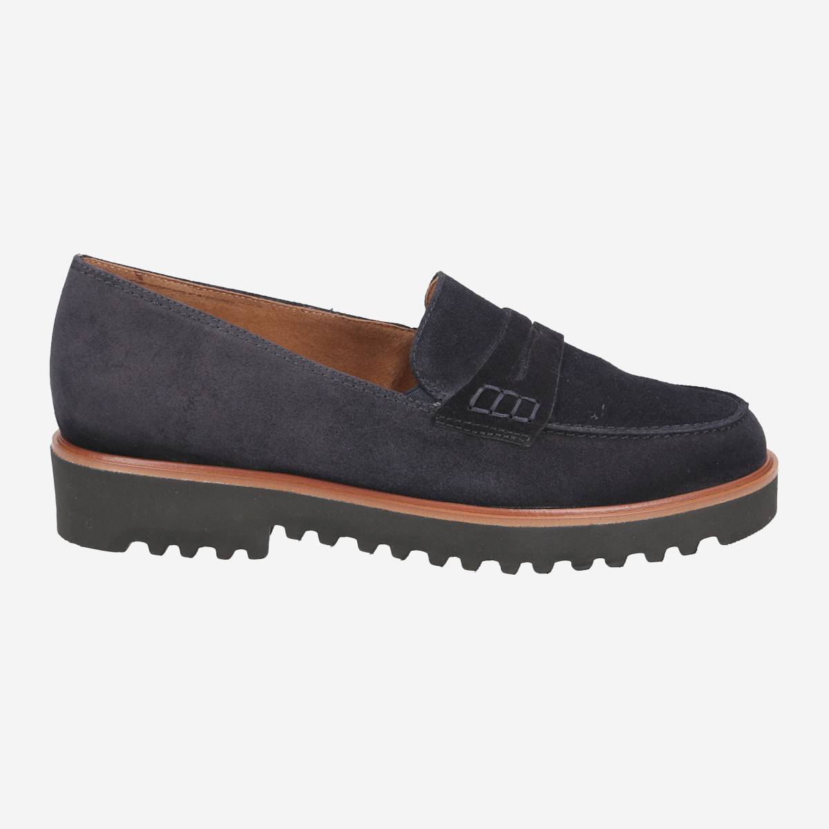 Paul Green 2694-069, Slipper & Mokassin in Blau für Damen, Größe 42,5