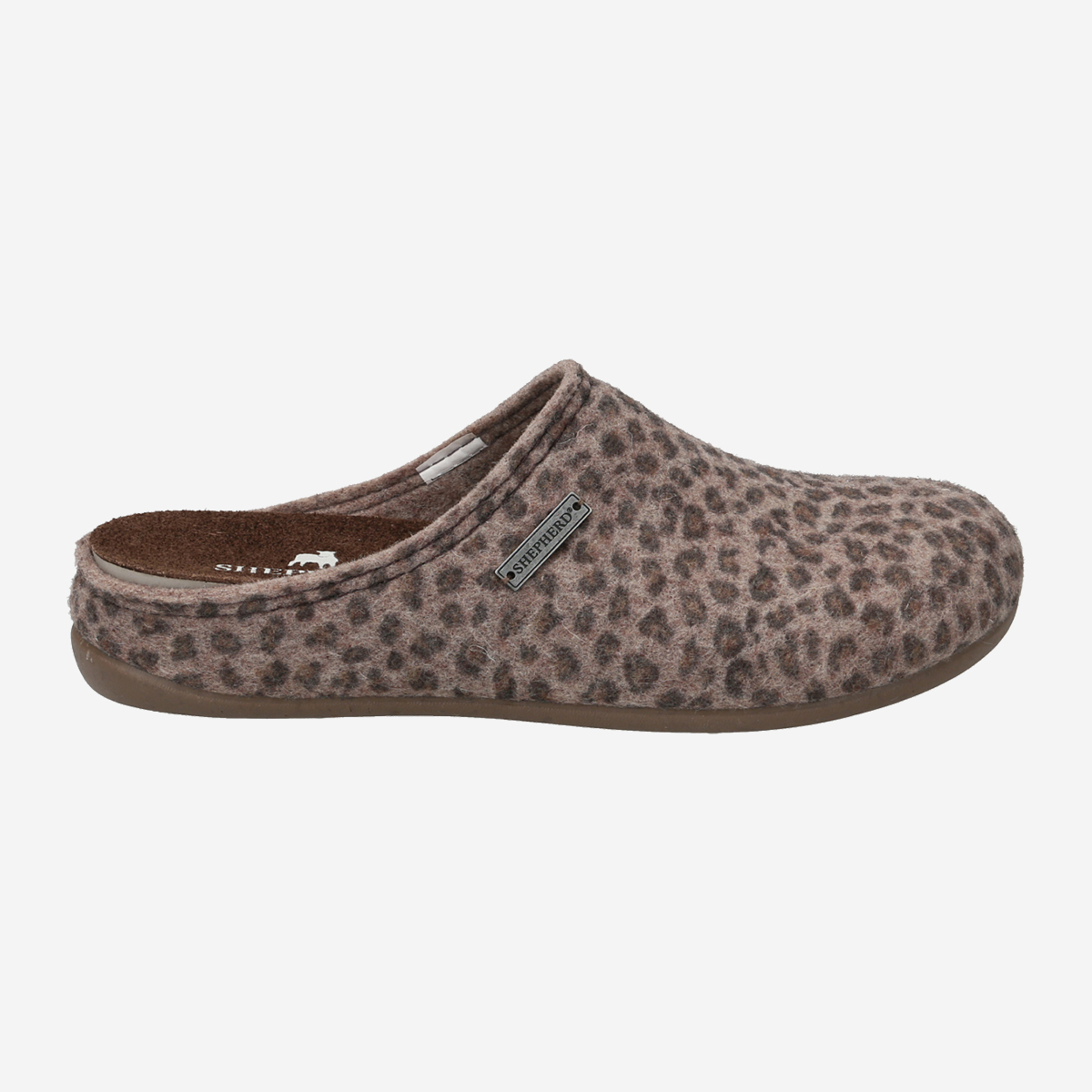 Shepherd 0883043 CILLA, Hausschuhe in Beige kombiniert für Damen, Größe 36