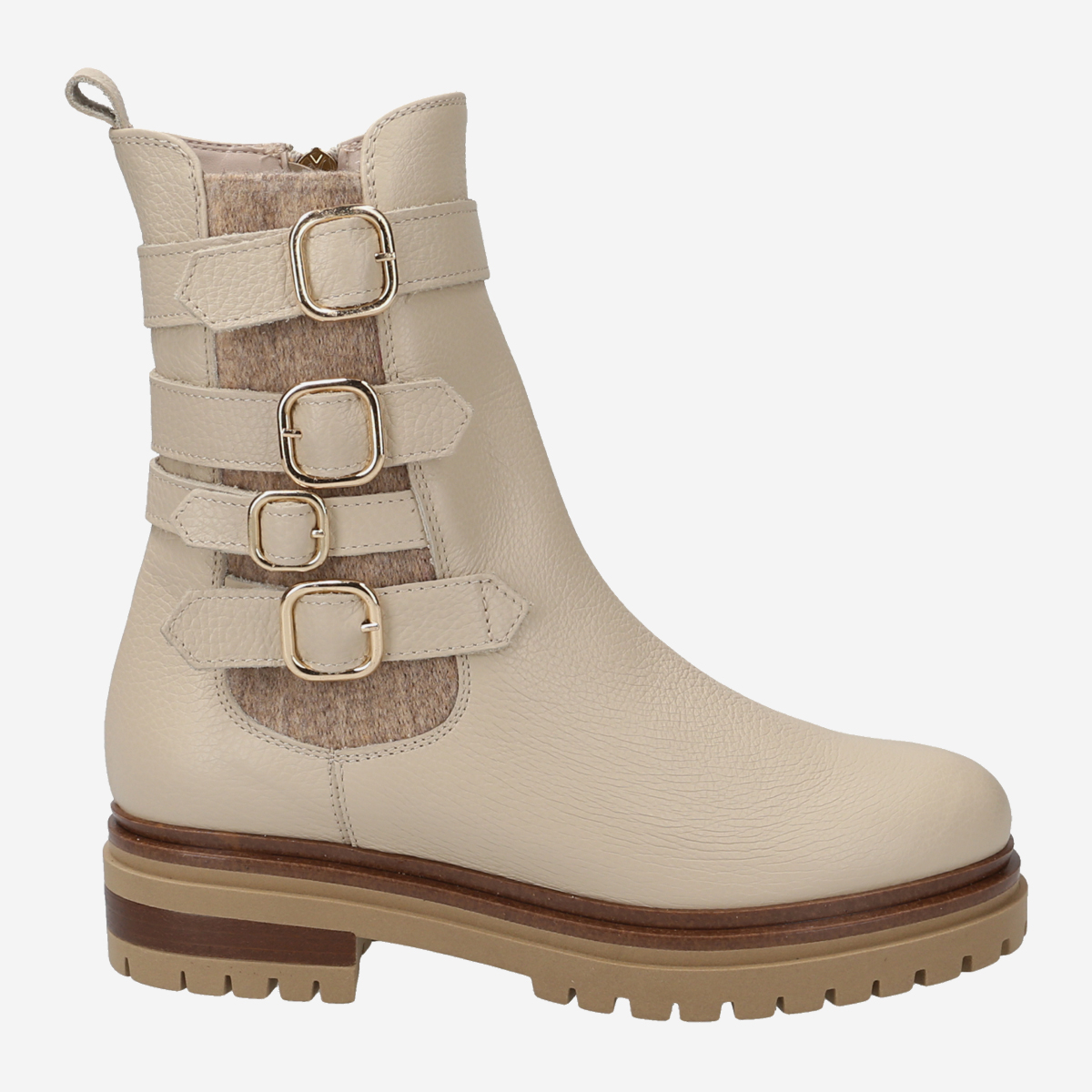 Lüke Schuhe AGATA, Stiefeletten in Beige für Damen, Größe 38