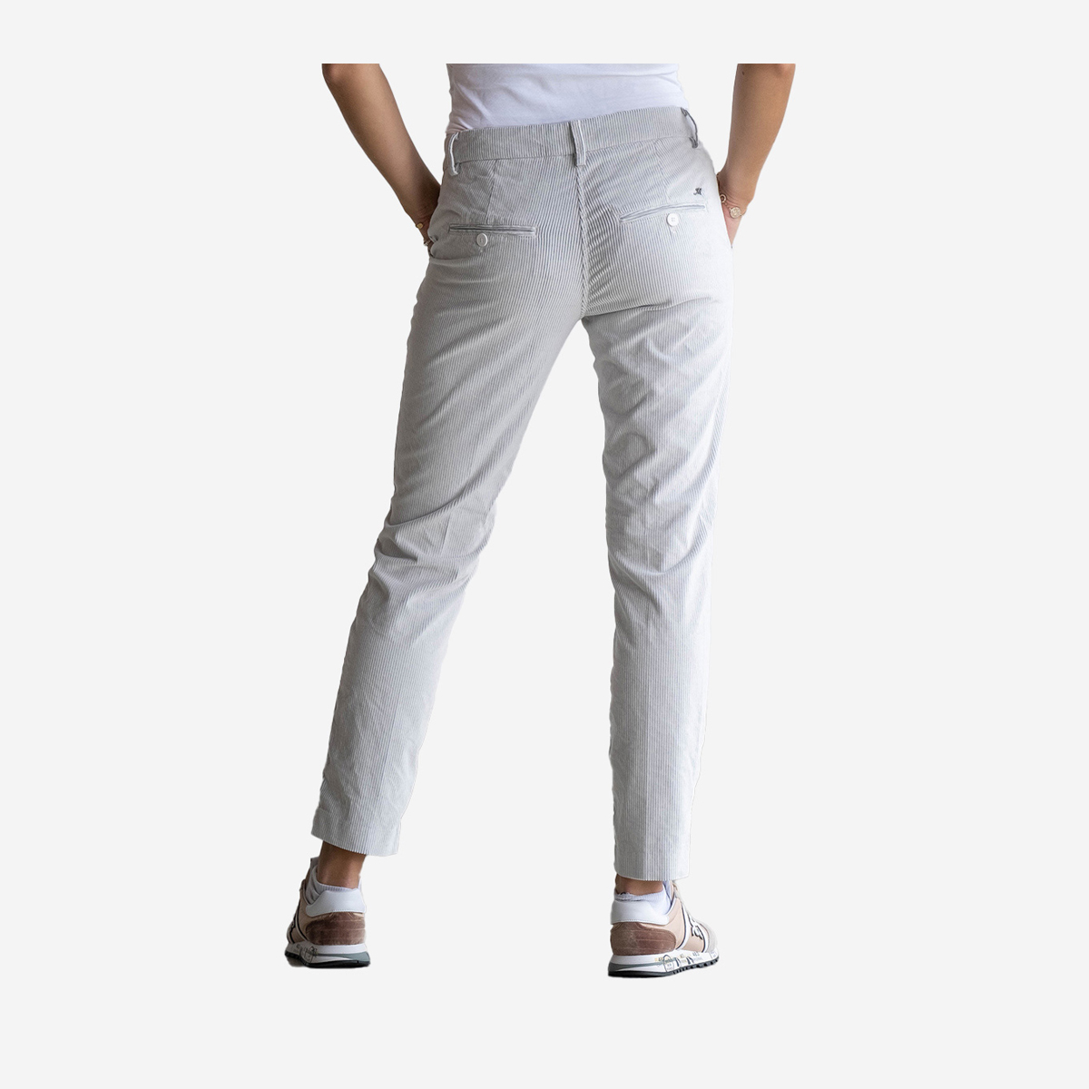 Mason’s 4PNTD1010B VBE026 161, Hosen in Weiß f, Größe DE42