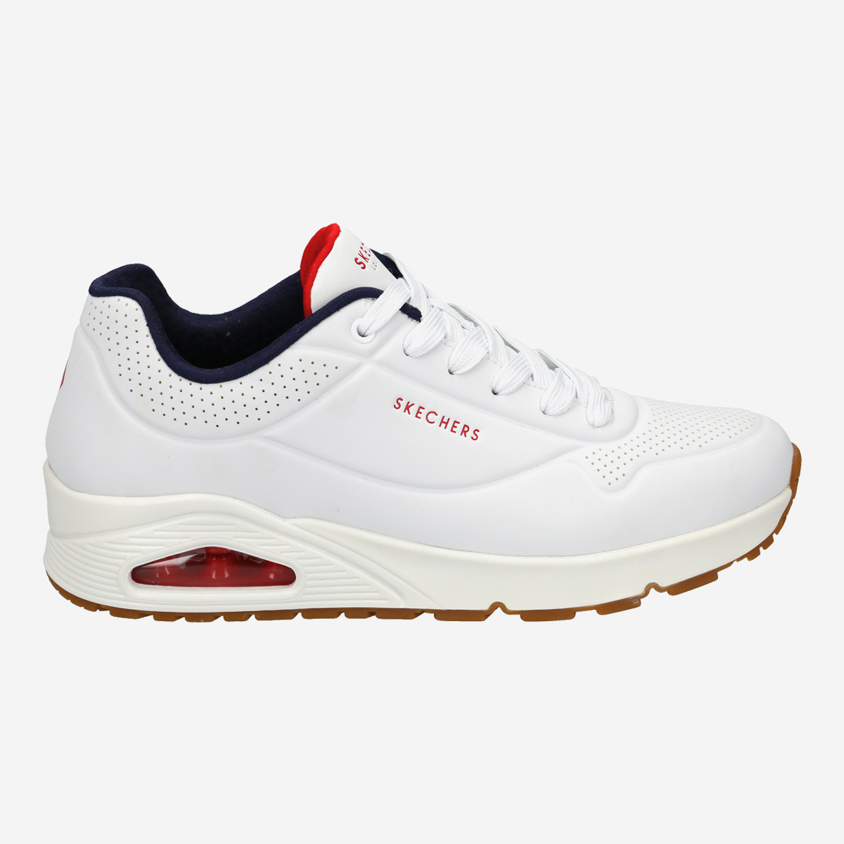 Skechers 52458 UNO STAND ON AIR, Sneaker in Weiß für Herren, Größe 43