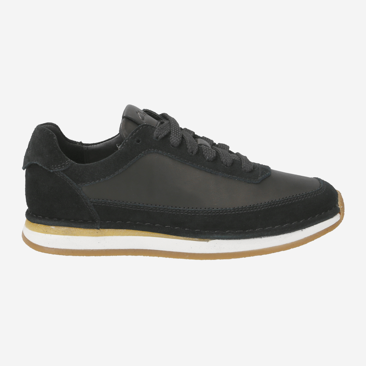 Clarks CraftRun Lace 26163558 4, Sneaker in Schwarz für Damen, Größe 39