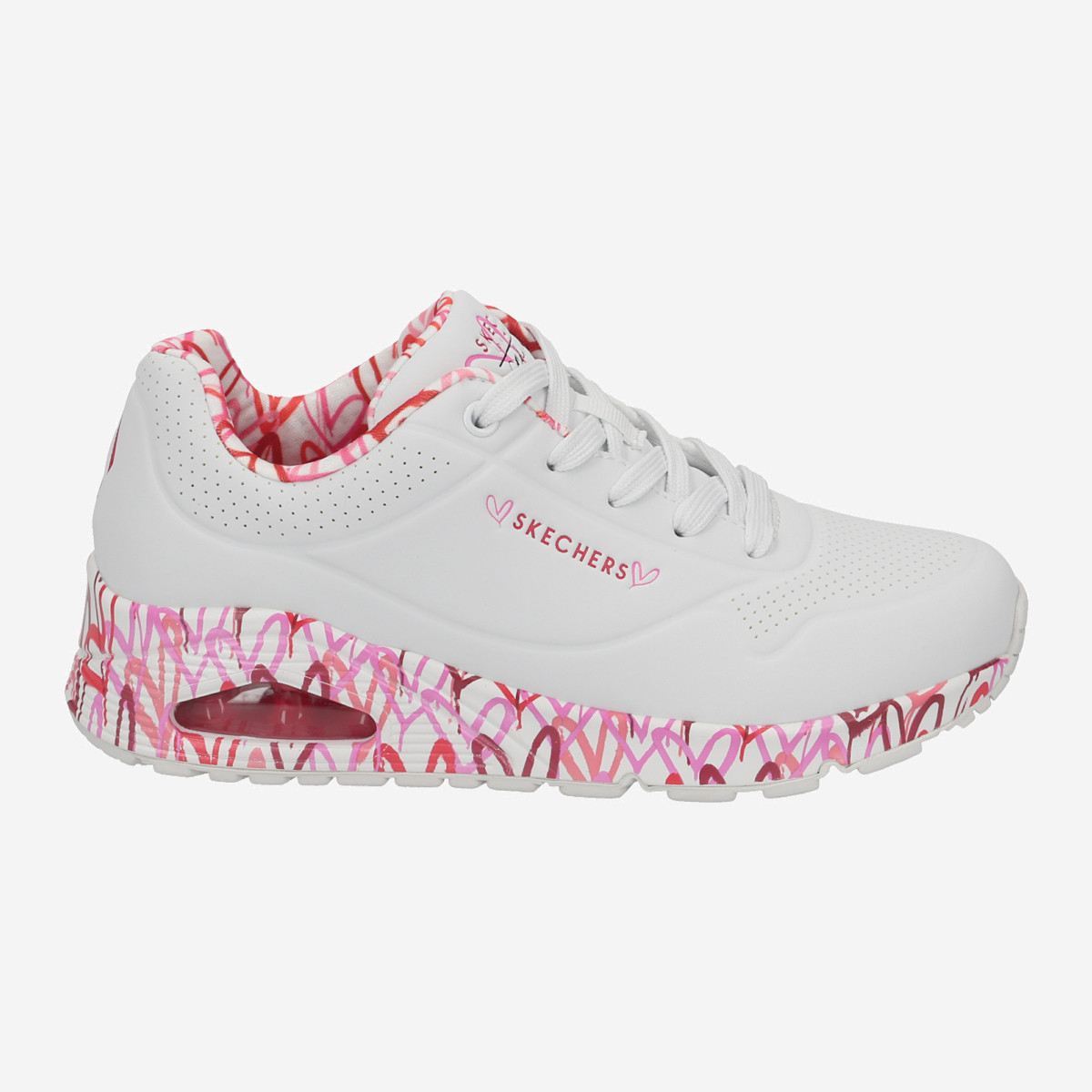 Skechers UNO LOVING LOVE, Sneaker in Weiß für Damen, Größe 38