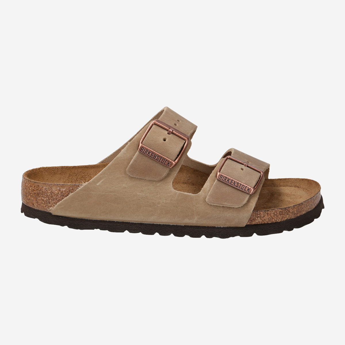 Birkenstock 552813 ARIZONA SFB, Hausschuhe in Braun für Herren, Größe 38