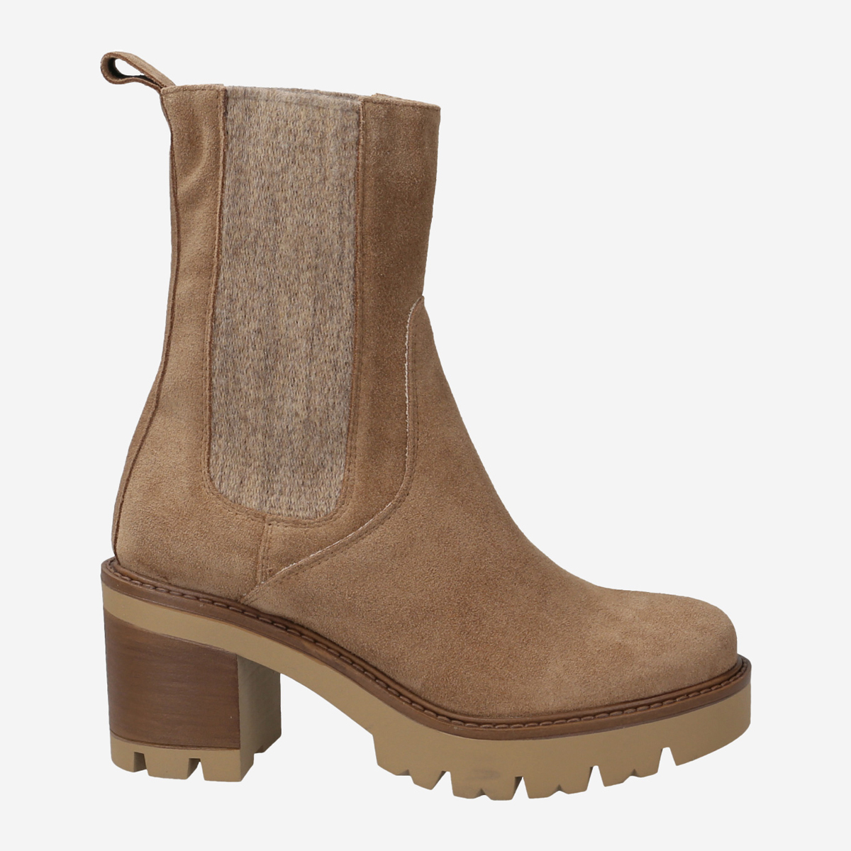 Lüke Schuhe SALICE CAMEL, Stiefeletten in Braun für Damen, Größe 40
