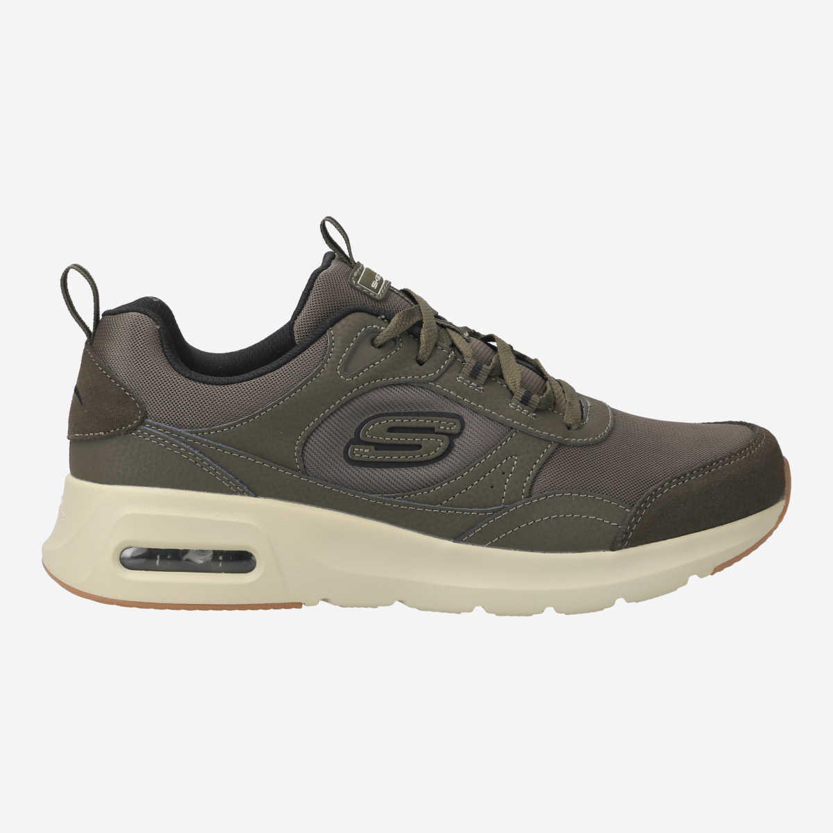 Skechers SKECH-AIR COURT, Sneaker in Grün kombiniert für Herren, Größe 44