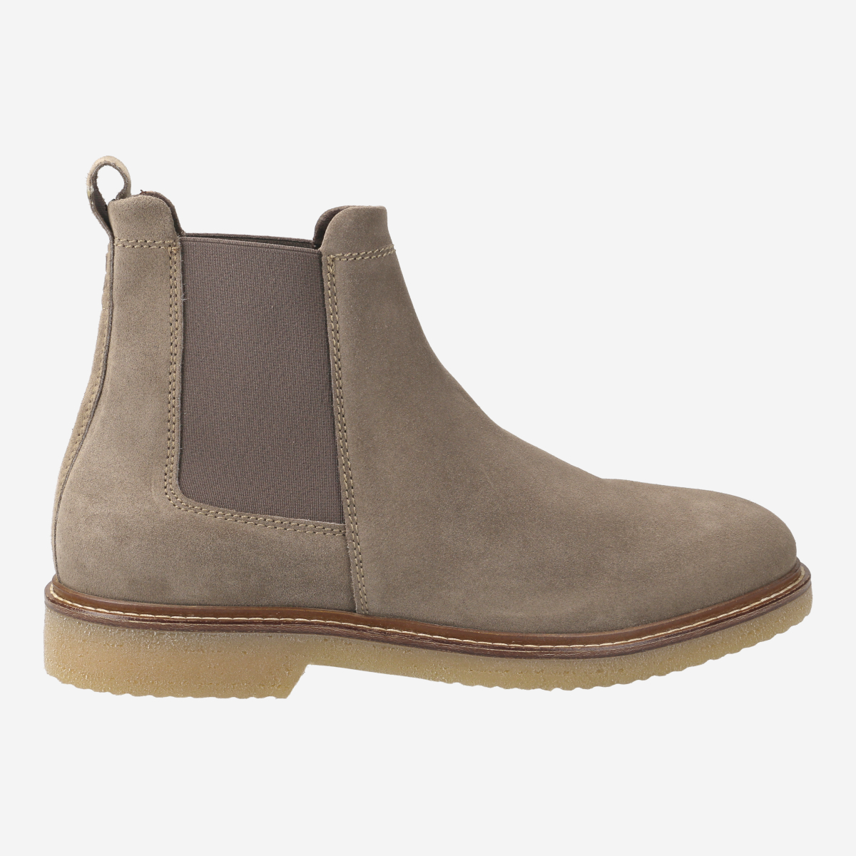 Marc O’ Polo FLAT HEEL CHELSEA, Stiefeletten, Chelsea Boots in Taupe für Herren, Größe 44