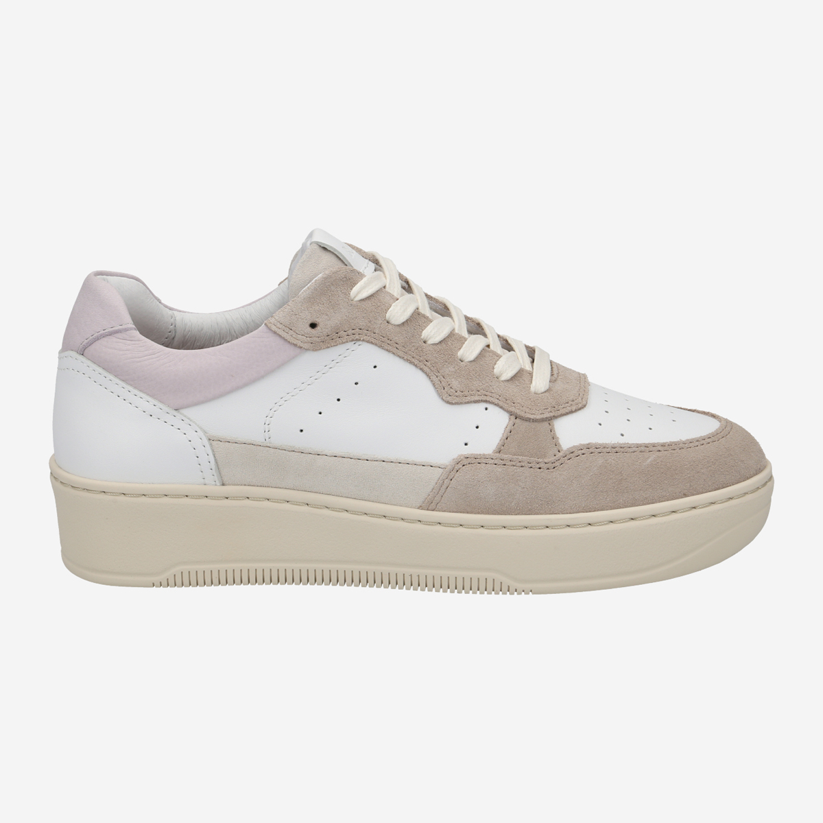 Blackstone ZL92 LILAC WHITE DREW, Sneaker in Weiß,kombiniert für Damen, Größe 39
