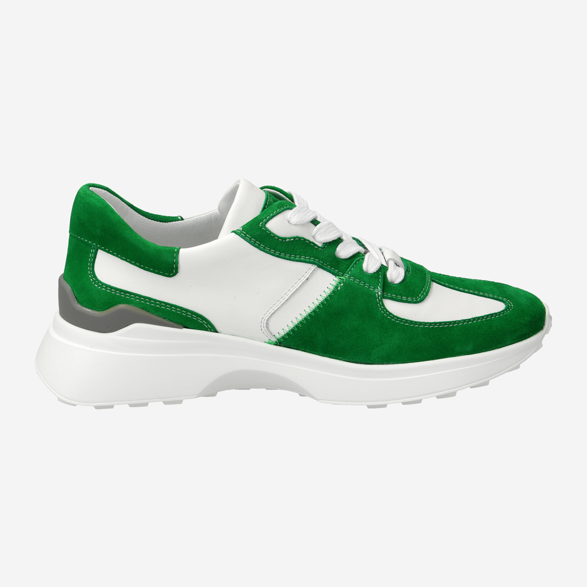 Donna Carolina SUED ERBA 49.864.163-002, Sneaker in Grün für Damen, Größe 38