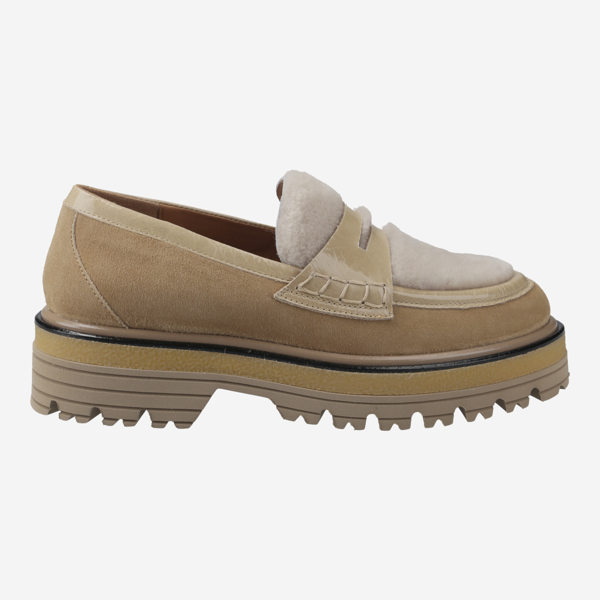 Maripé BICE V.1 SAVANNA, Slipper & Mokassin in Beige für Damen, Größe 40