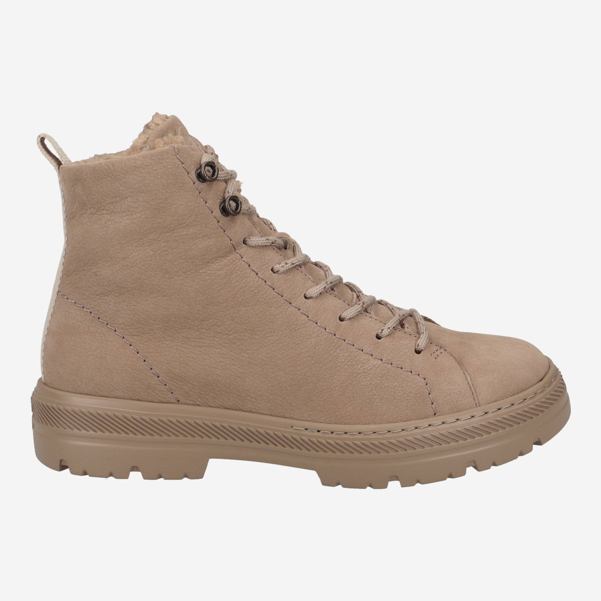 Paul Green 5287-004, Warmfutter, Boots in Beige für Damen, Größe 40,5