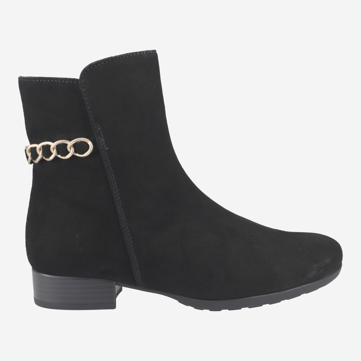 Gabor 32.716.47, Stiefeletten in Schwarz für Damen, Größe 37