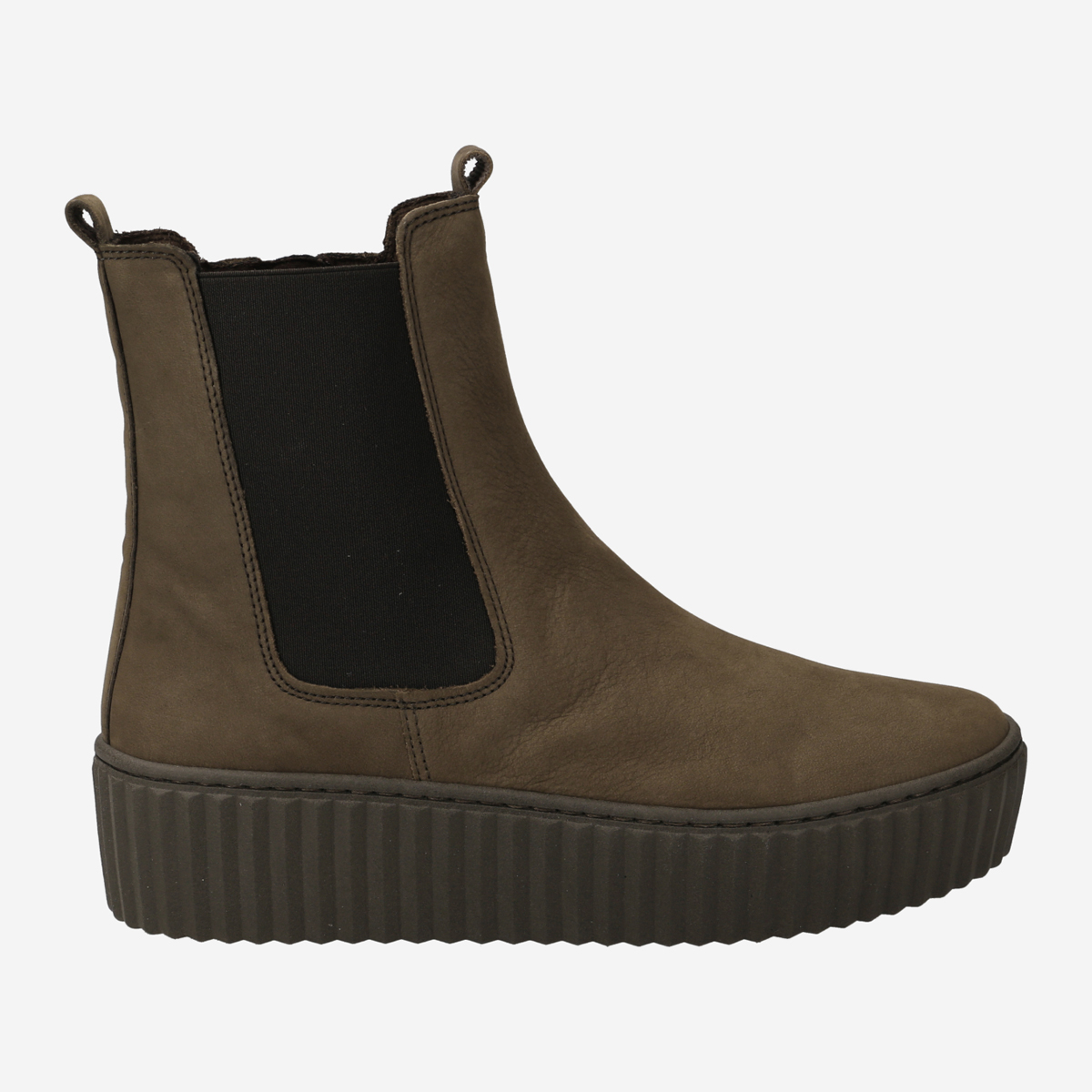 Gabor 33.712.11, Chelsea Boots, Stiefeletten in Grau für Damen, Größe 37,5