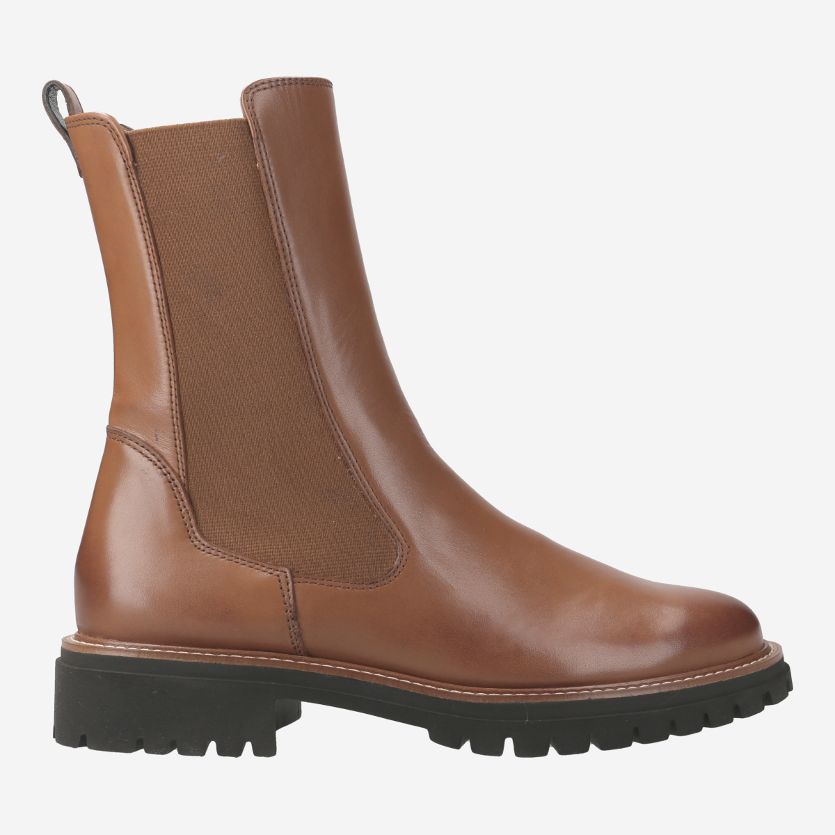 Paul Green 8026-014, Chelsea Boots, Stiefeletten in Braun für Damen, Größe 39