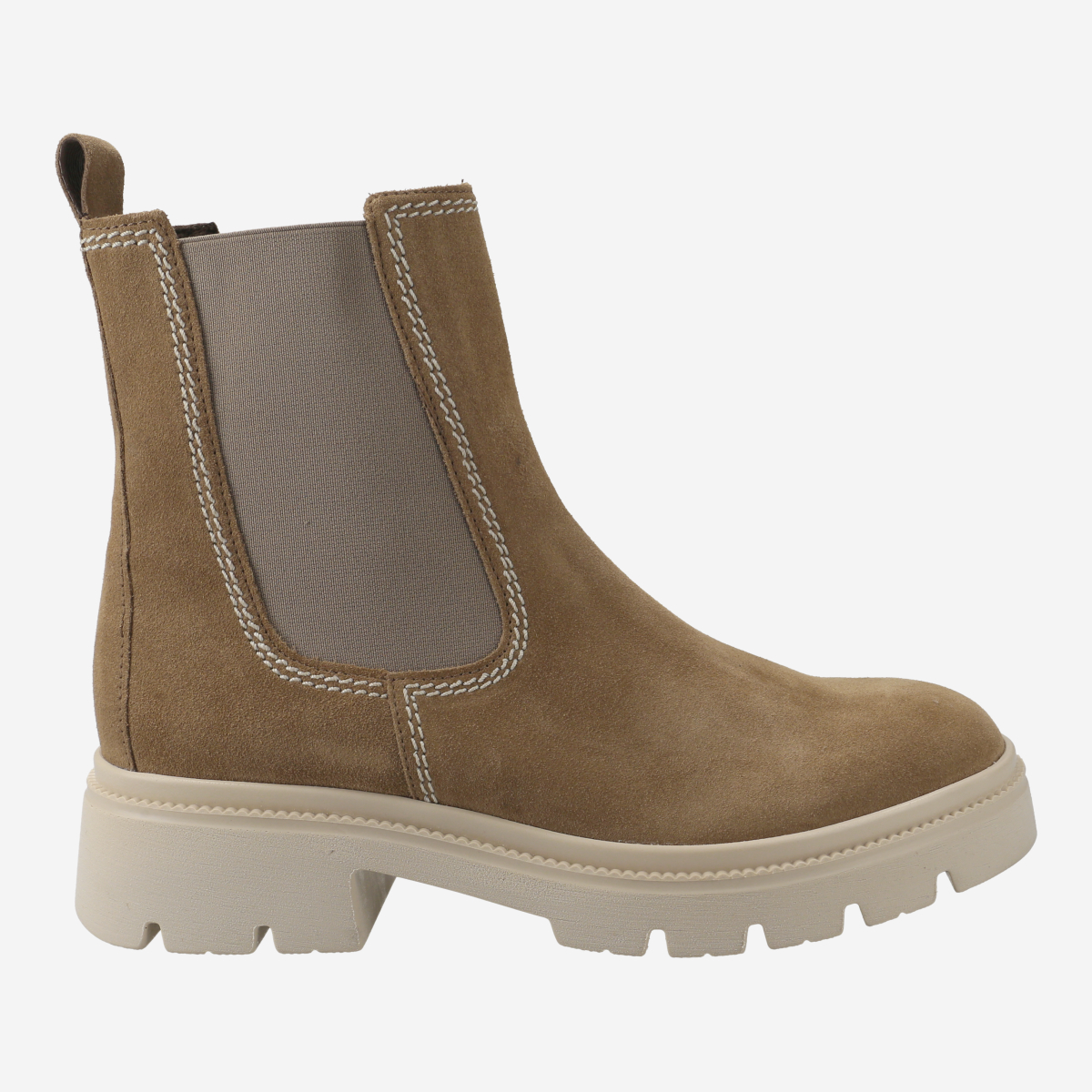 Gabor 31.850.18, Stiefeletten, Warmfutter in Beige für Damen, Größe 37
