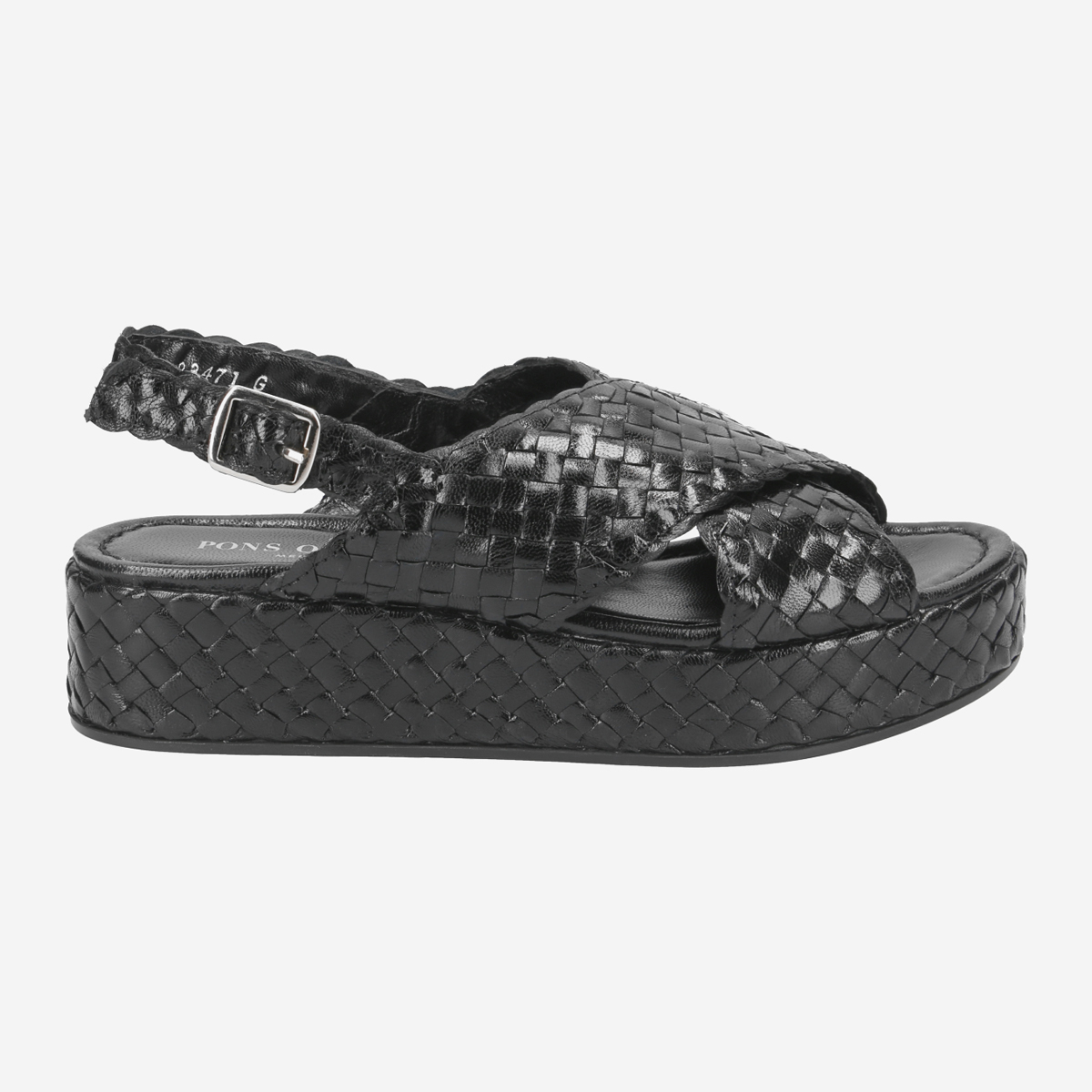 Pons Quintana 9806.000 NEGRO, Sandaletten in Schwarz für Damen, Größe 41