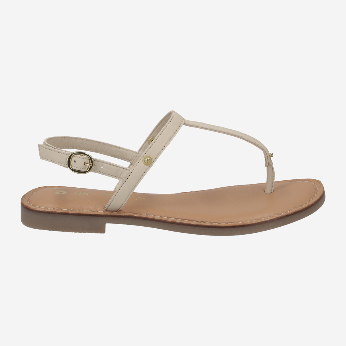 Hey Marly BASE SANDAL, Sandaletten in Beige für Damen, Größe 36