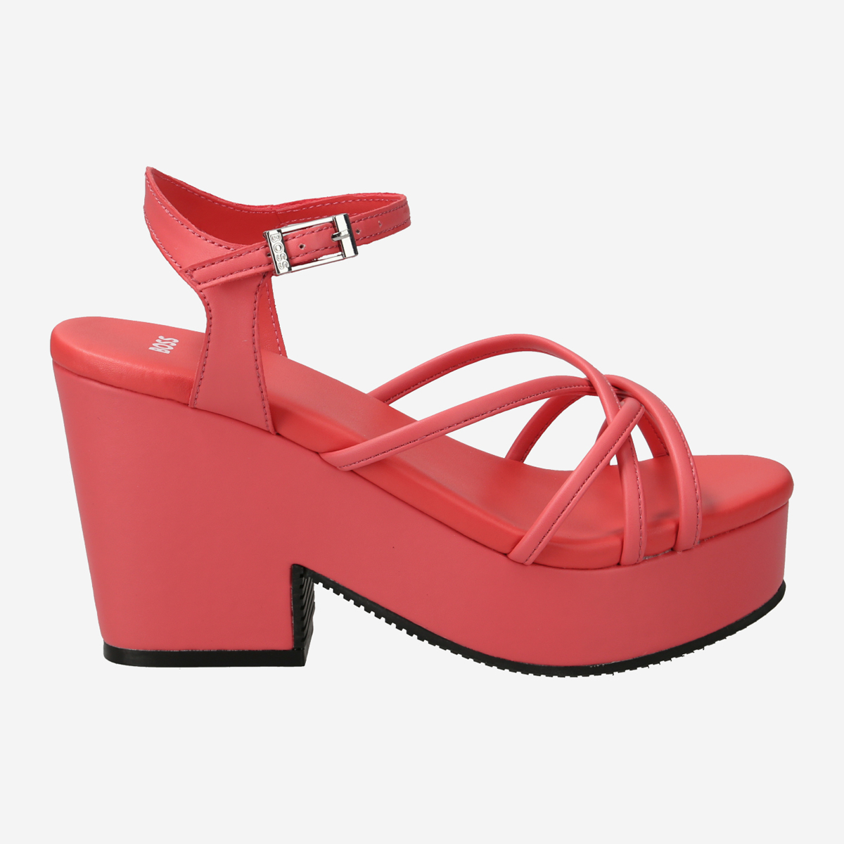 Boss CATE WEDGE SANDAL, Sandaletten in Pink für Damen, Größe 40