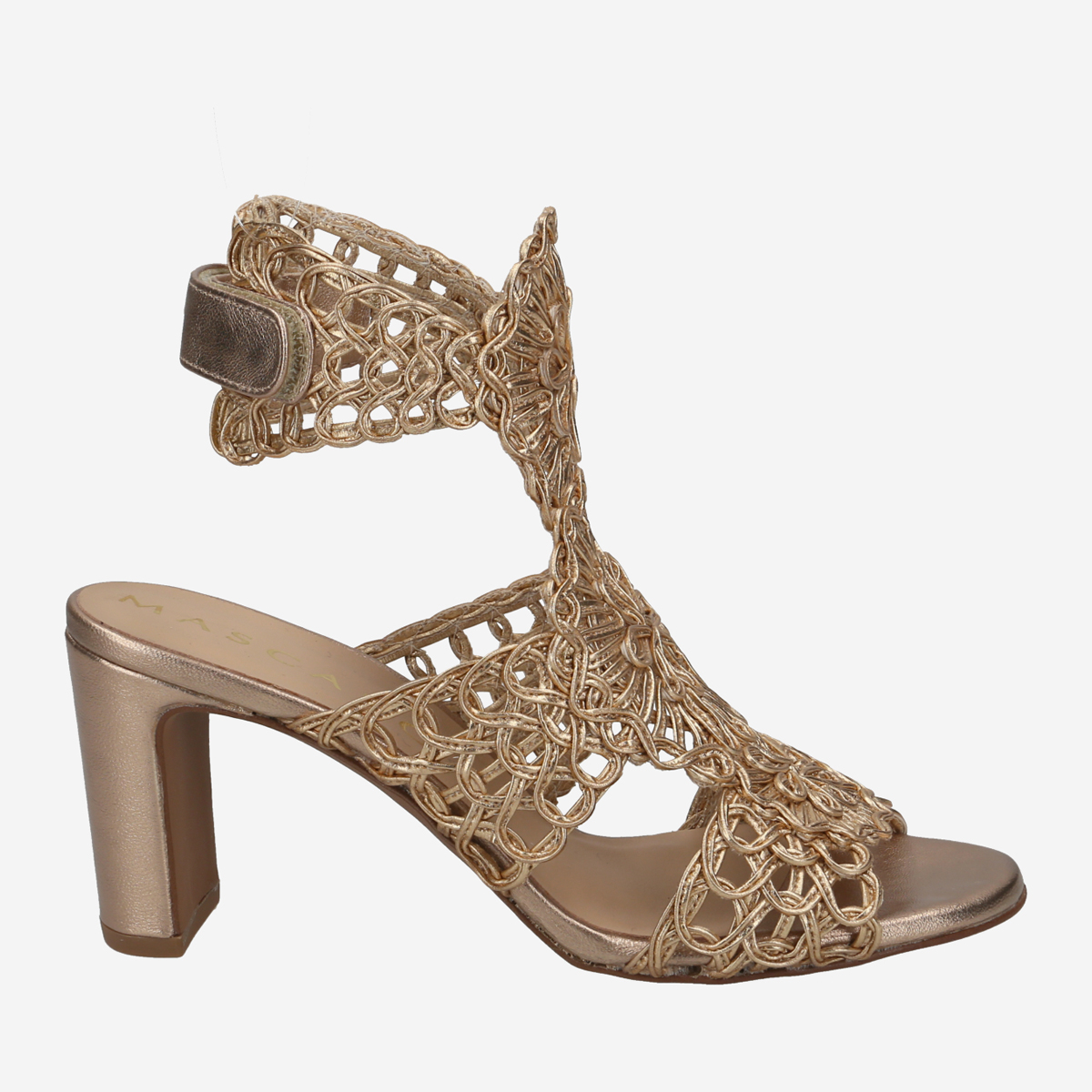 Pretty Ballerinas 47.325 AMI NUDE, Sandaletten in Gold für Damen, Größe 37