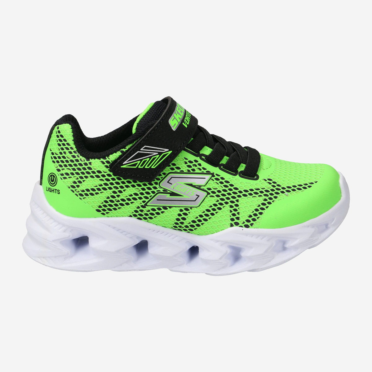 Skechers 400602L LMBK VORTEX 2.0, Sneaker in Grün für Kinder, Größe 32