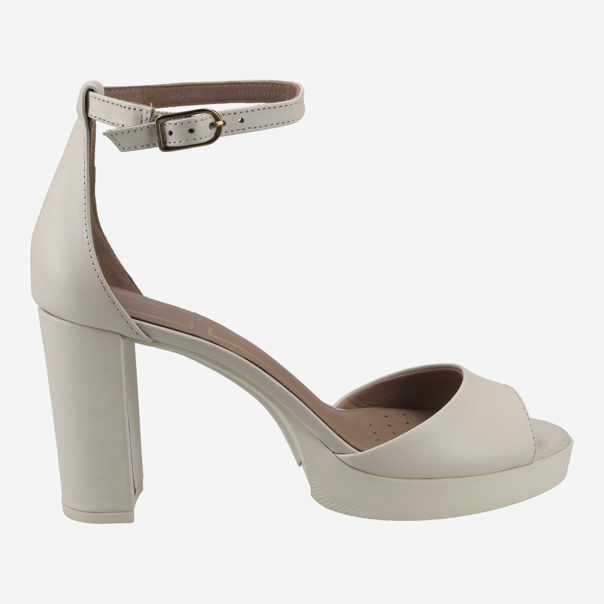 GEOX WALK PLEASURE, Peeptoes & Slingpumps in Weiß für Damen, Größe 36