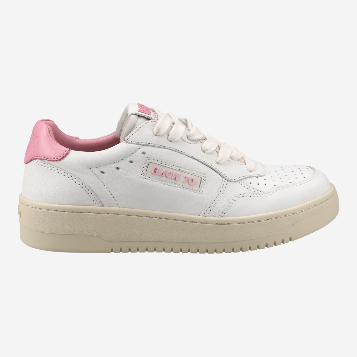 BACK 70 108001-000660 SLAM J V7, Sneaker in Weiß / Pink für Damen, Größe 36