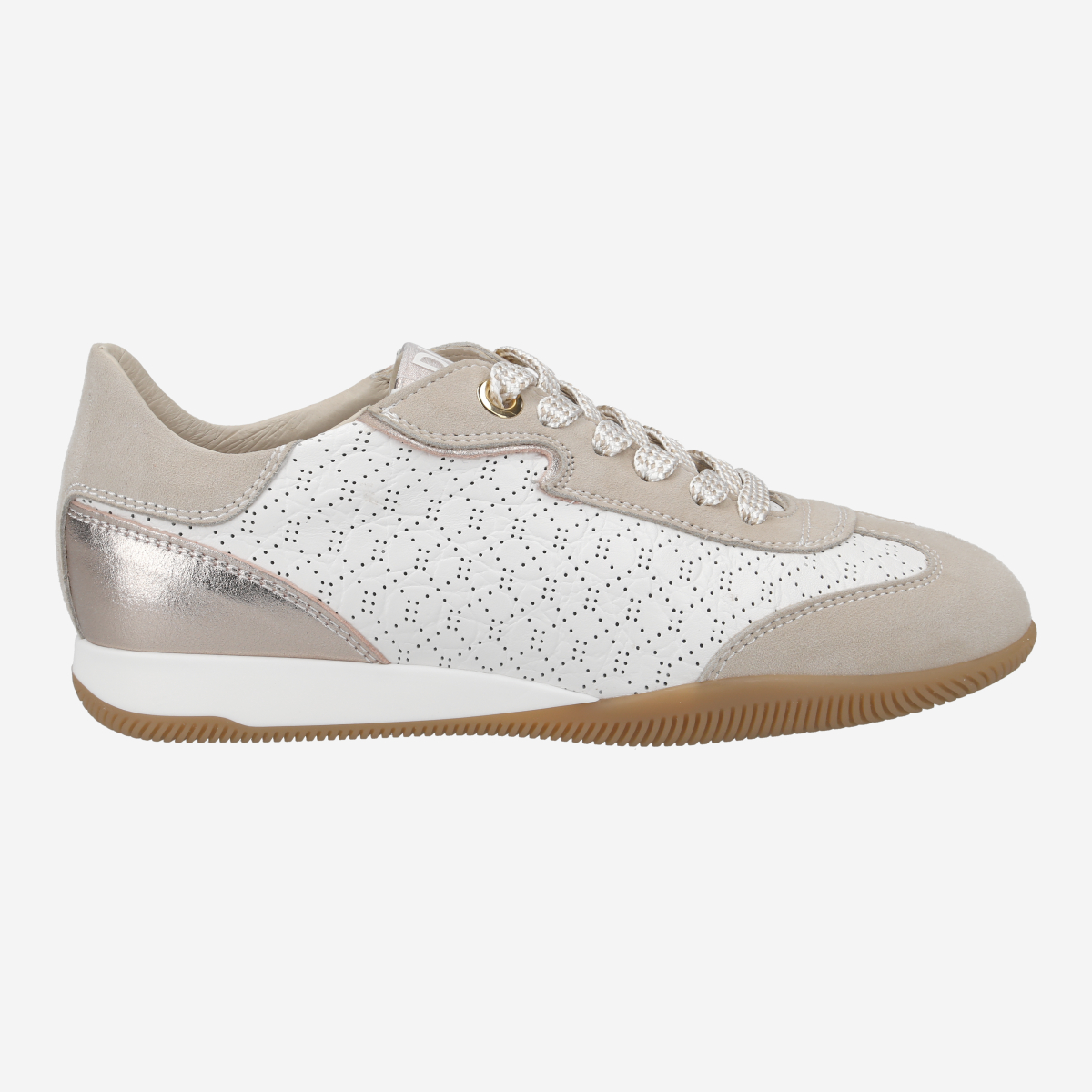DL Sport 6258 833 NUT, Sneaker in Beige kombiniert für Damen, Größe 40