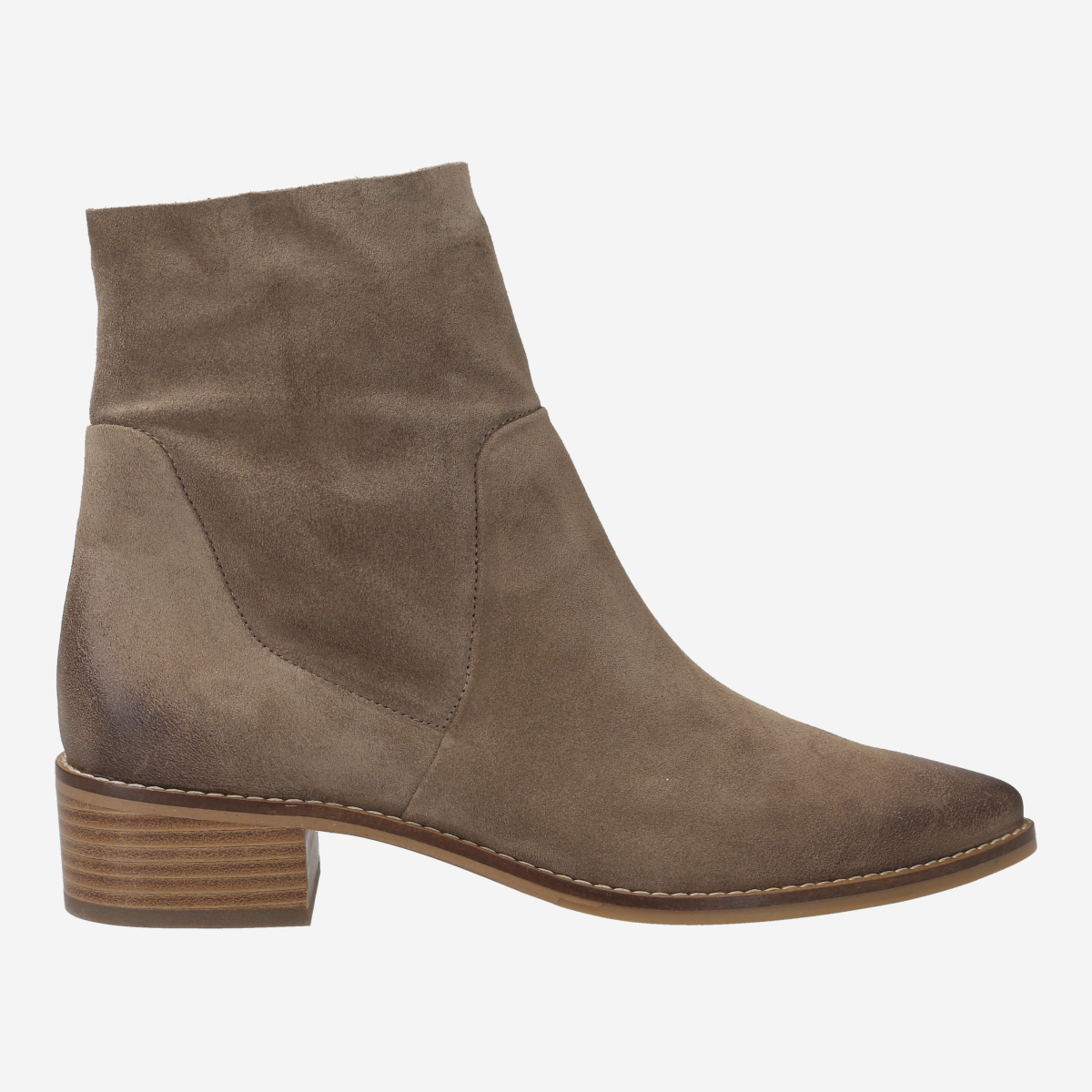 Paul Green 8074-030, Stiefeletten in Beige für Damen, Größe 38,5