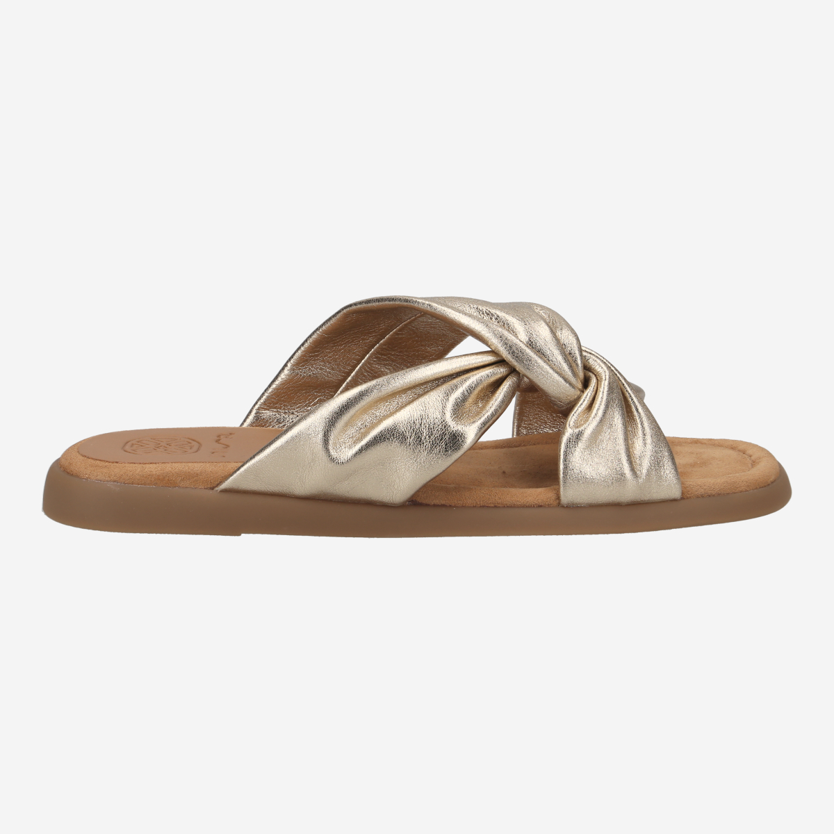 Unisa CAMBY_MEC PLATINO, Sandaletten in Gold für Damen, Größe 39