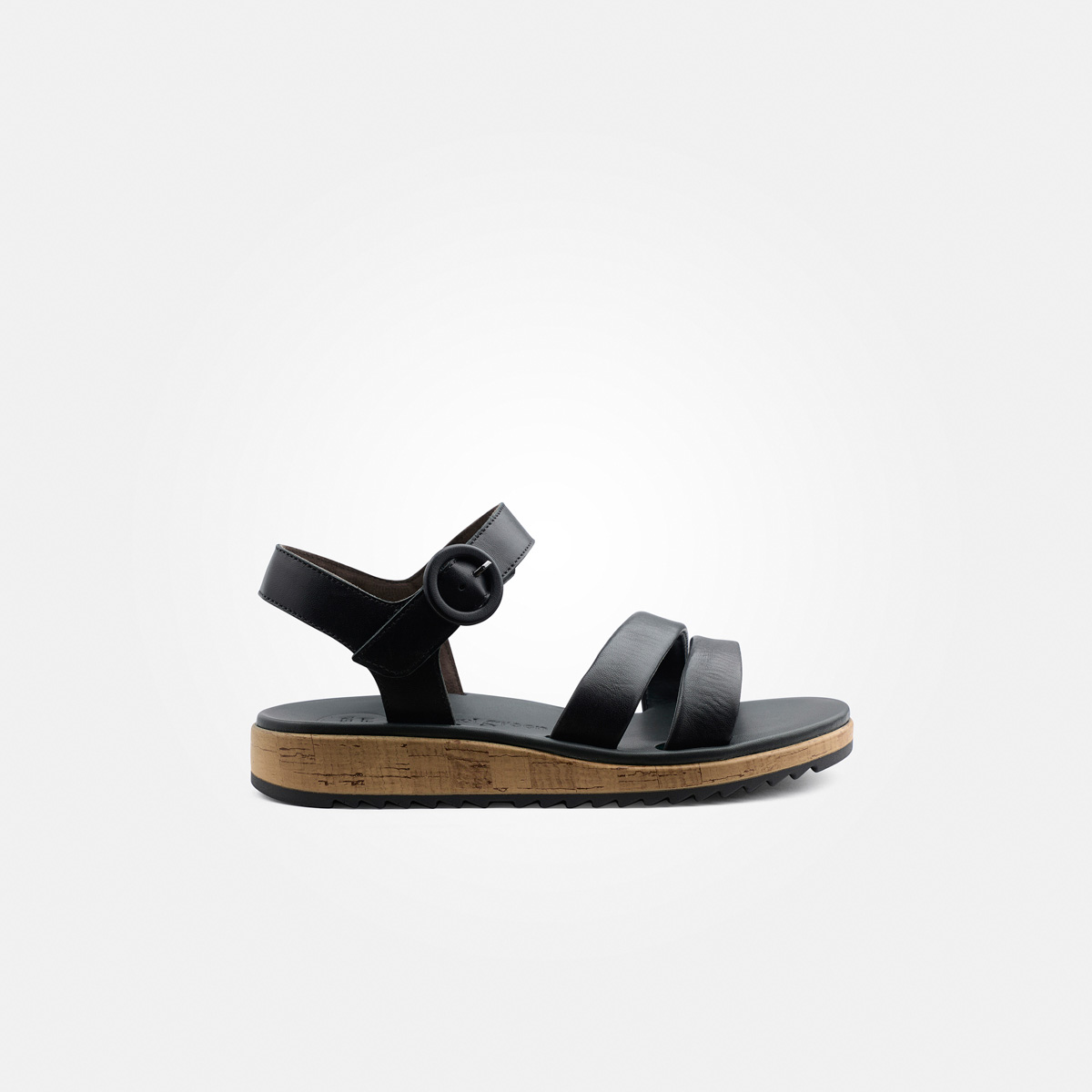 Paul Green 6112-025, Sandaletten in Schwarz für Damen, Größe 41