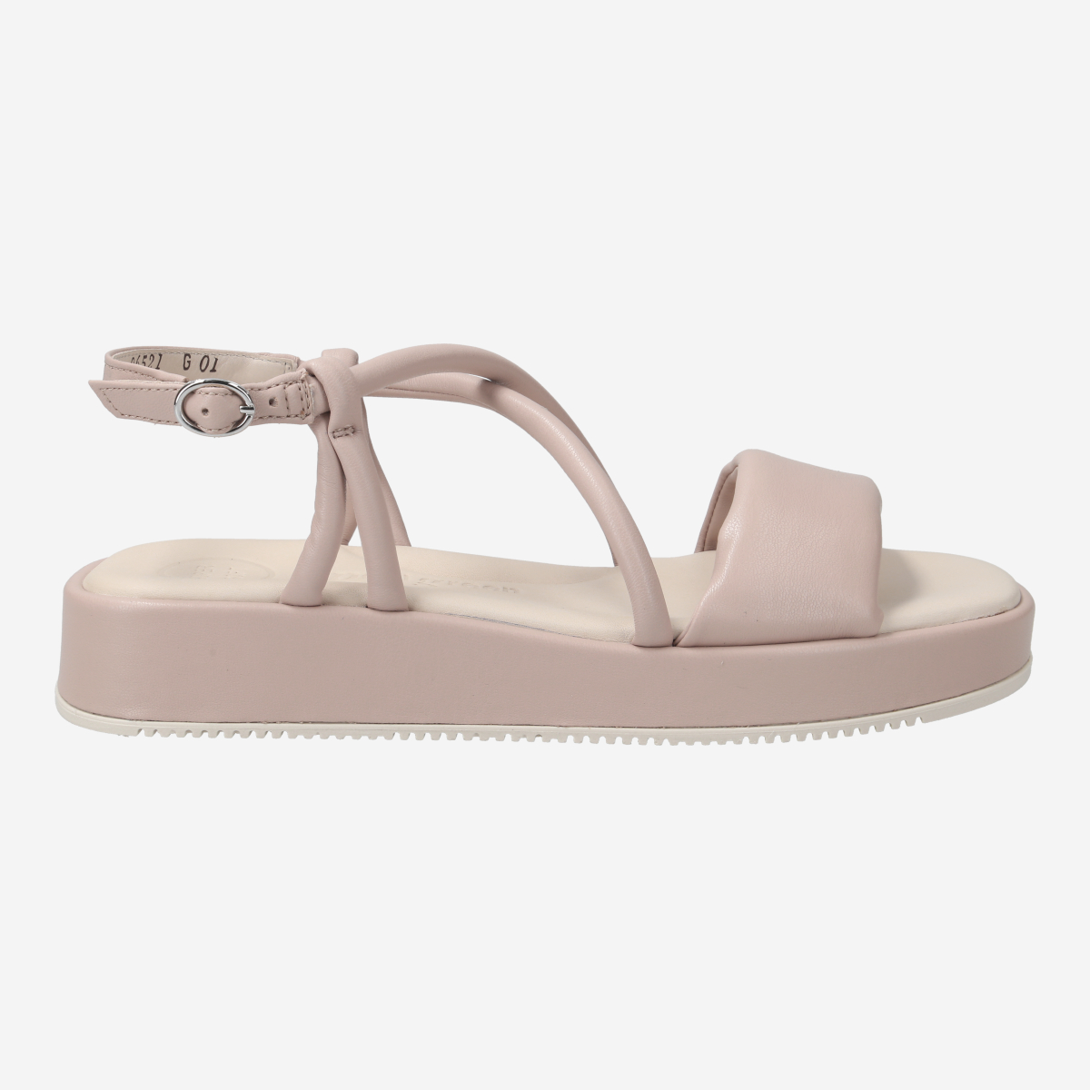Paul Green 6110-015, Sandaletten in Biscuit/ Rosé/ Beige für Damen, Größe 37,5
