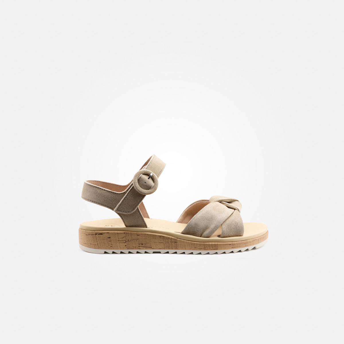 Paul Green 6105-005, Sandaletten in Beige für Damen, Größe 38