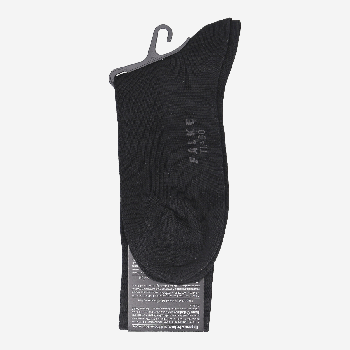 Falke 14792/3000 Tiago SO, Socken & Strümpfe in Schwarz f, Größe 41-42