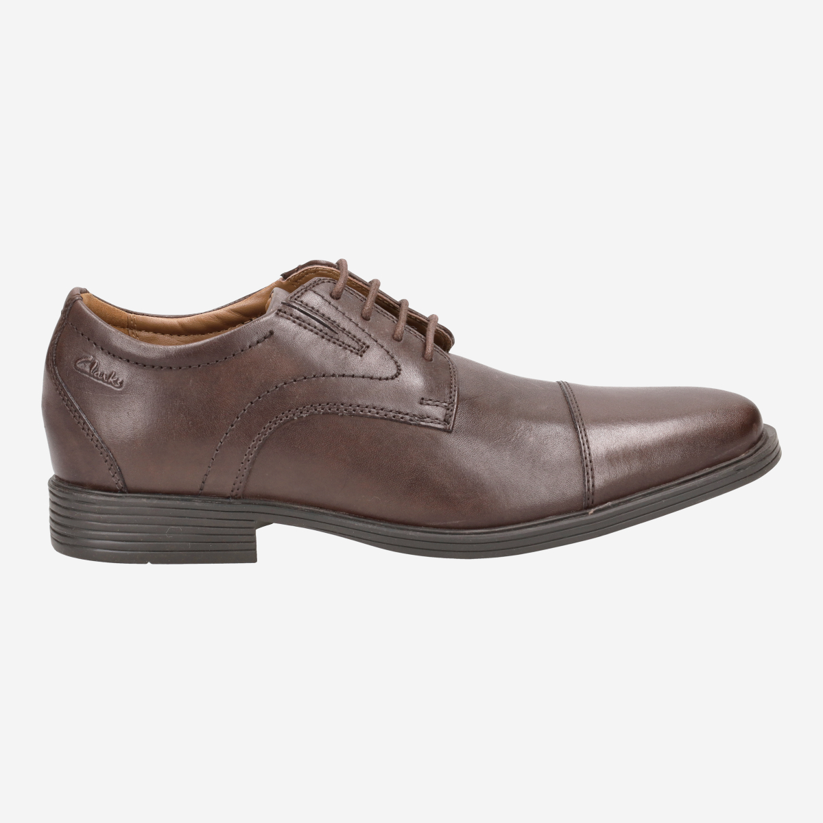 Clarks Whiddon Cap 26156672, Schnürschuhe in Braun für Herren, Größe 43