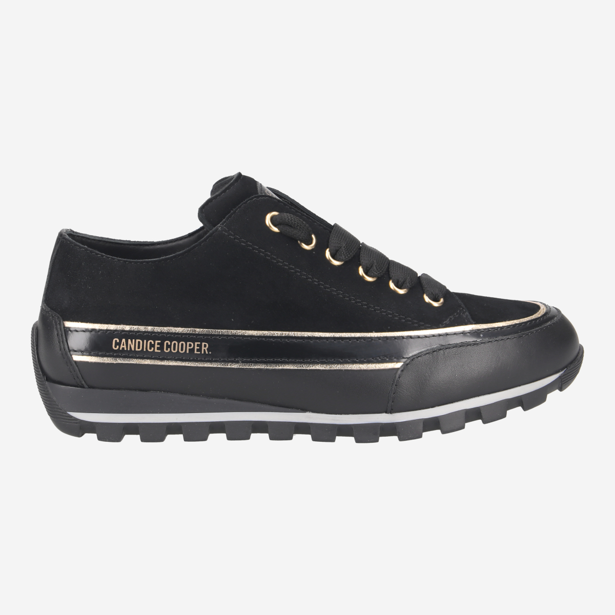Candice Cooper 2017948.04.0A01 JANIS STRIP, Sneaker in Schwarz für Damen, Größe 38