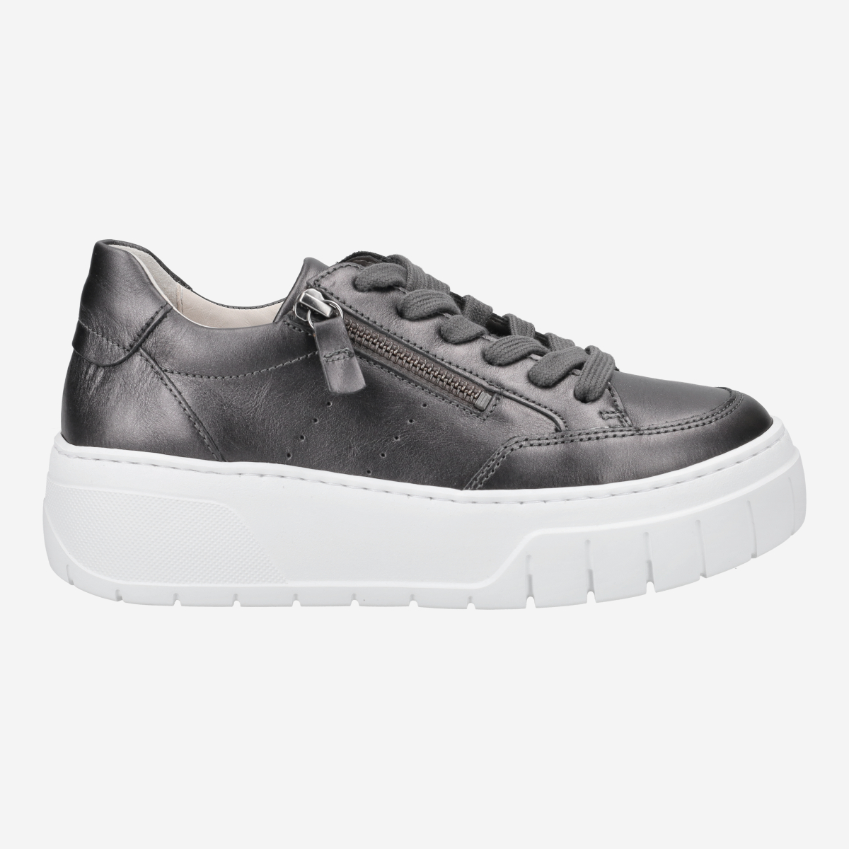 Gabor 3.220.69, Sneaker in Silber für Damen, Größe 37