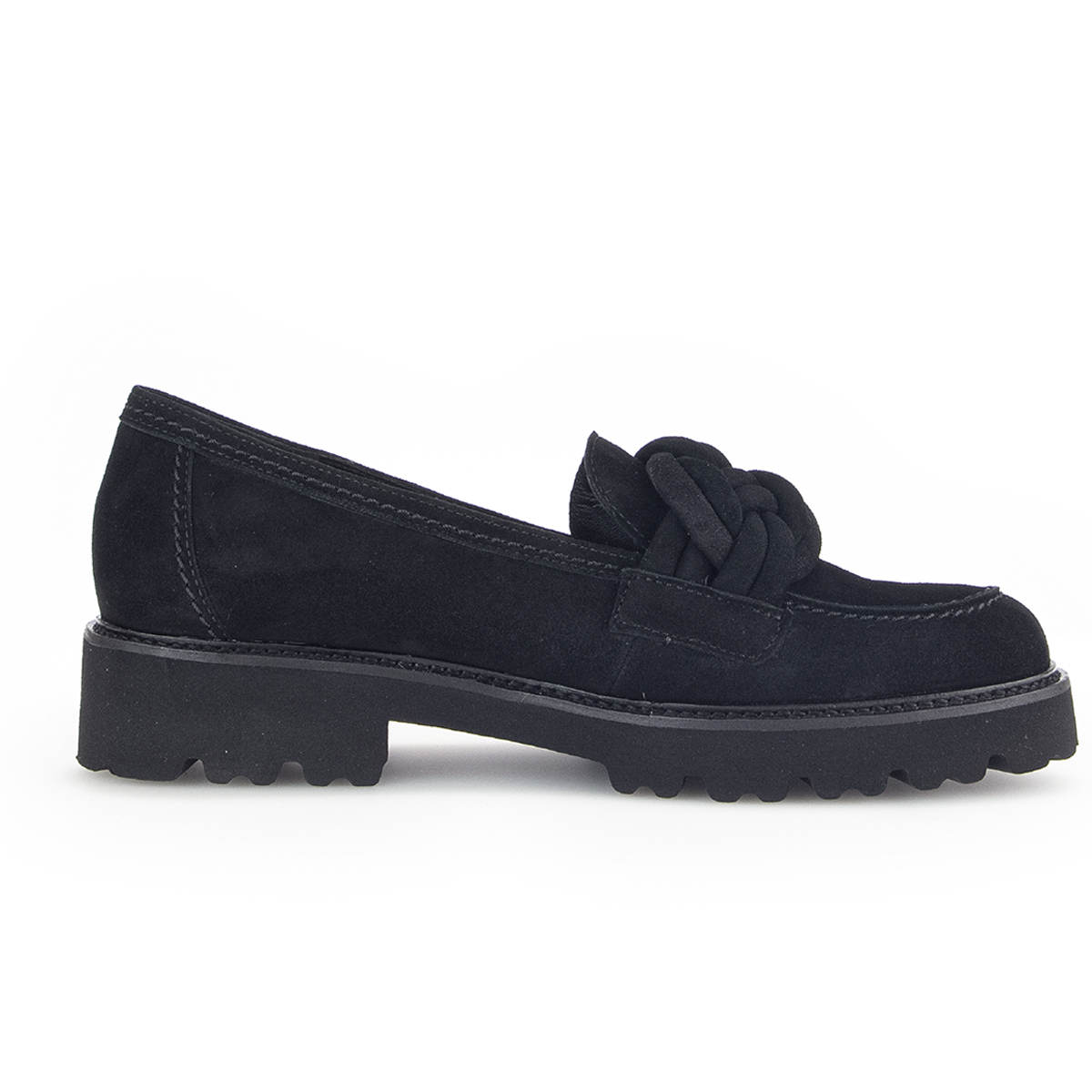 Gabor 55.246.17, Slipper & Mokassin in Schwarz für Damen, Größe 39