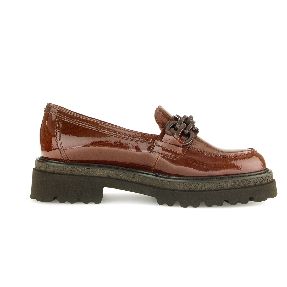 Gabor 5.242.94, Slipper & Mokassin in Braun/ Rotbraun für Damen, Größe 38,5