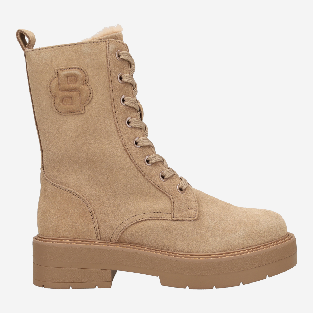 Boss Rebby_LUBootie, Warmfutter, Boots in Beige für Damen, Größe 42
