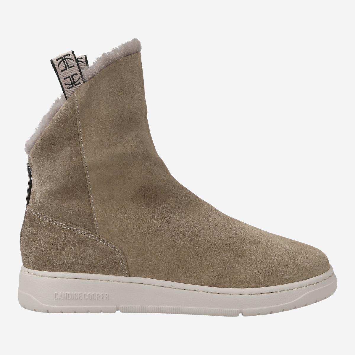 Candice Cooper 2502271.16.0D08 VELA ZIP, Warmfutter, Stiefeletten in Beige für Damen, Größe 38
