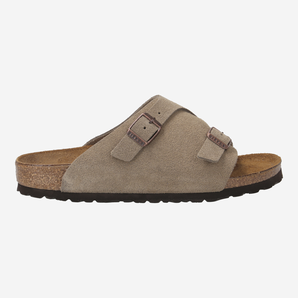 Birkenstock 50463 ZÜRICH, Hausschuhe in Grau für Herren, Größe 40