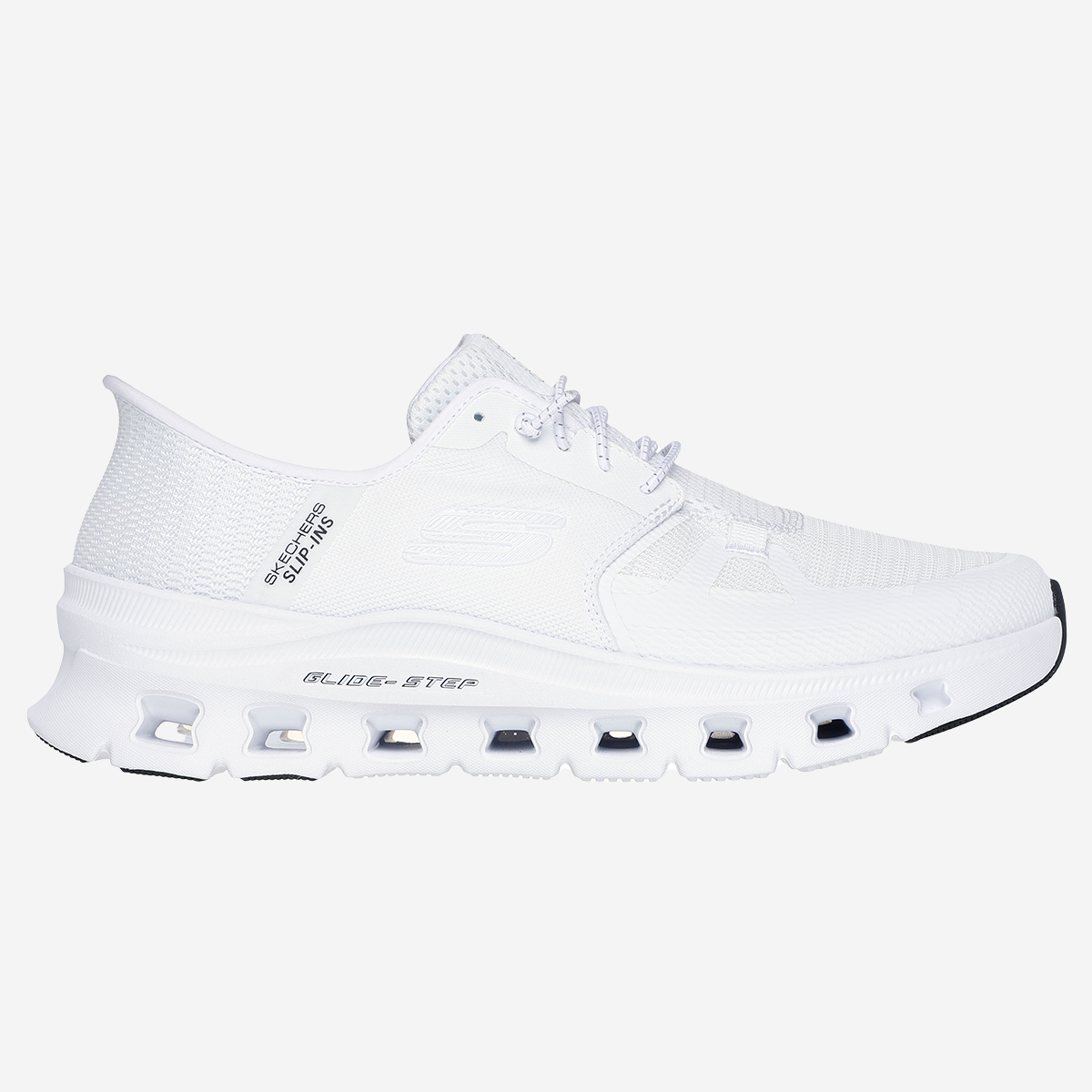 Skechers 232930 WHT GLIDE STEP, Sneaker in Weiß für Herren, Größe 46
