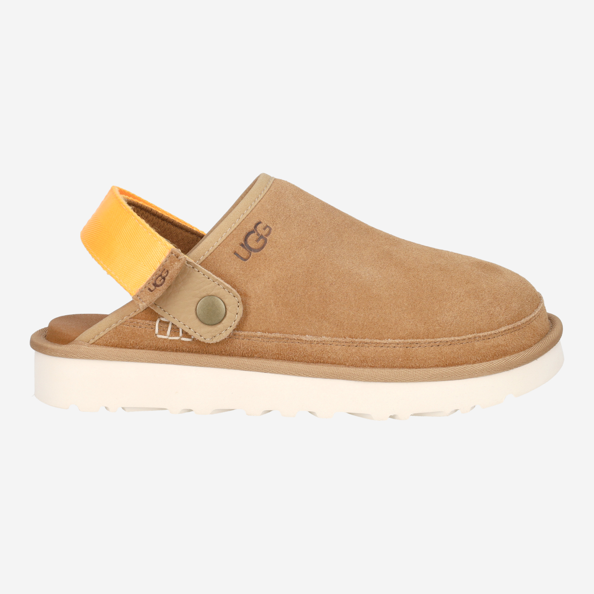 UGG 1166915-CRGH GOLDENCOAST CLOG II, Sandaletten in Braun kombiniert für Herren, Größe 44
