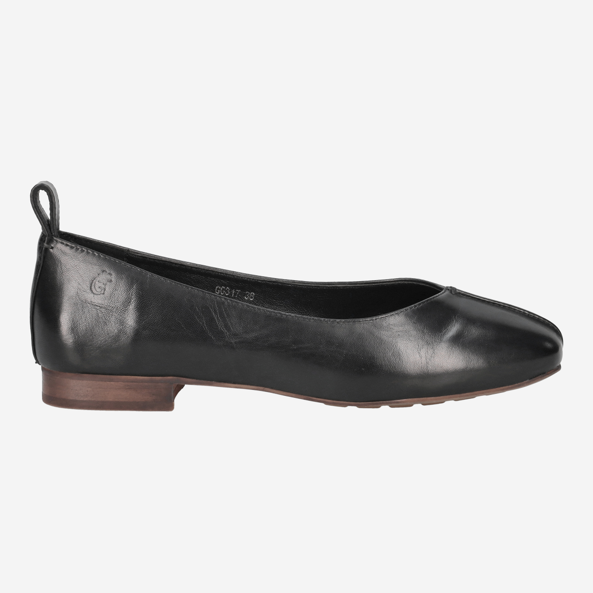 Ginger & Glove G&G317 V.1, Ballerina in Schwarz für Damen, Größe 40