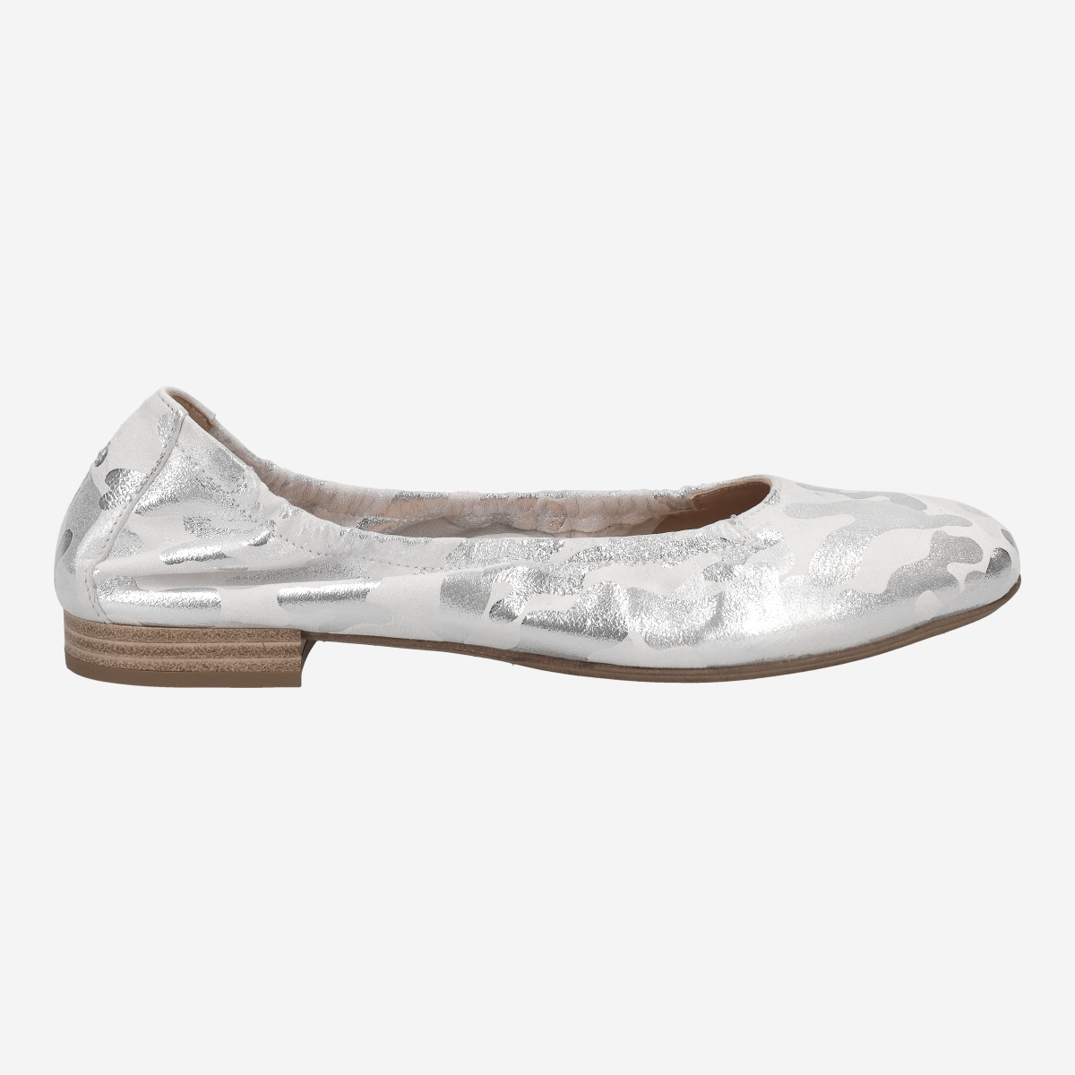 Donna Carolina CLARA BASIC 55.170.134-001, Ballerina in Silber für Damen, Größe 40